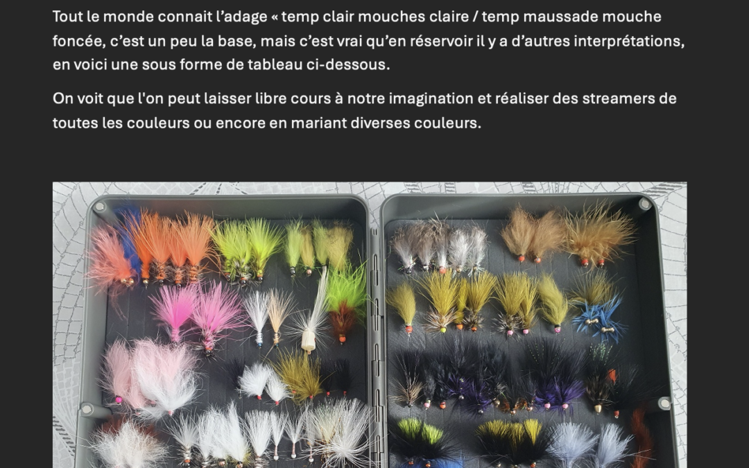 La couleur des Streamers